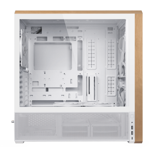 Lian Li LANCOOL 217 Mid Tower Gaming Case - White 