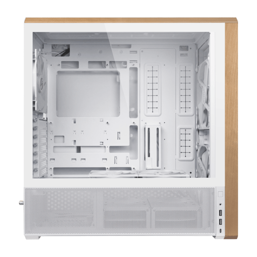 Lian Li LANCOOL 217 Mid Tower Gaming Case - White 