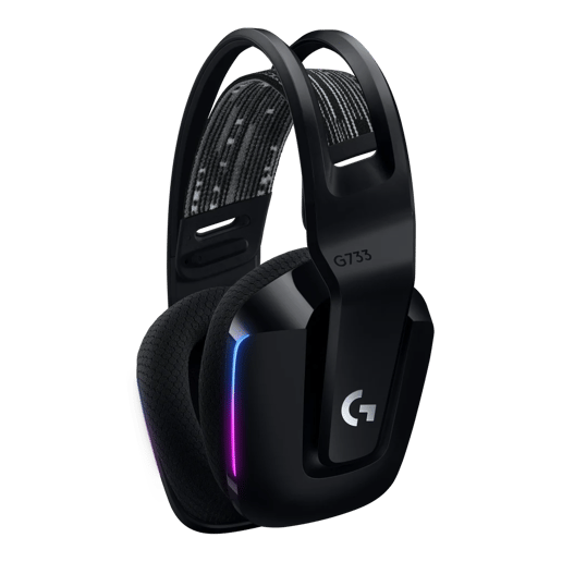 Logitech G733 LIGHTSPEED Wireless RGB Gaming Headset in Black
