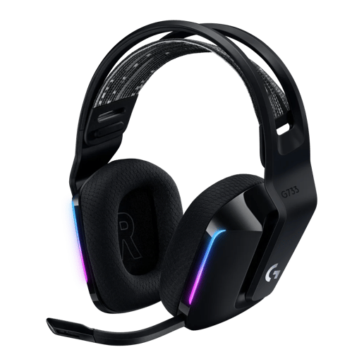 Logitech G733 LIGHTSPEED Wireless RGB Gaming Headset in Black
