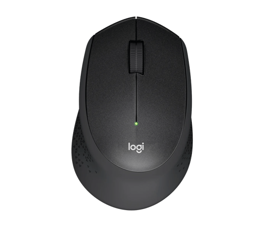 Logitech M330 Silent Plus Wireless Mice (Black) - Retail