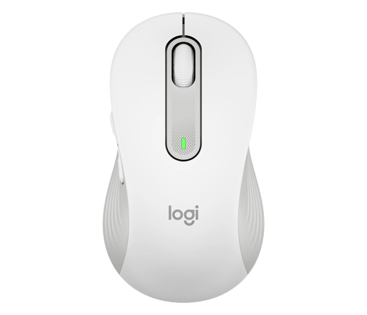Logitech Signature M650 L Wireless Mouse in Off-white