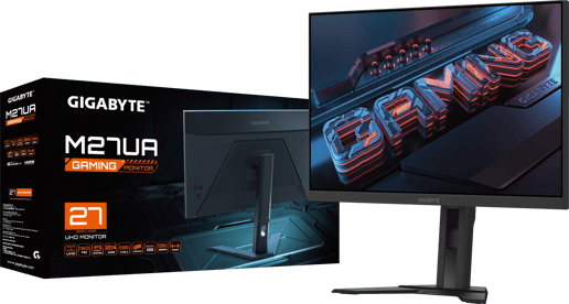 Gigabyte M27UA 27" 4K Gaming Monitor - IPS, 400 nits, 160Hz, 1ms, Speakers, HDMI