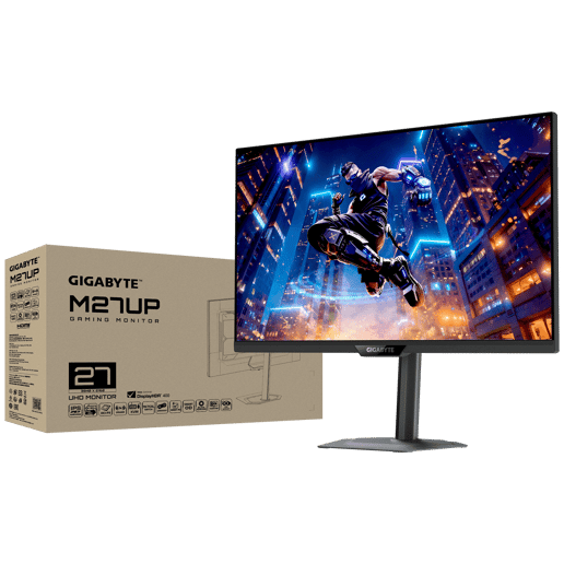 Gigabyte M27UP 27" 4K Gaming Monitor - IPS, 320Hz, 1ms, Speakers, HDMI, DP