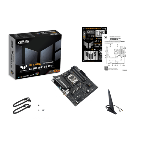 ASUS TUF Gaming A620AM-PLUS WIFI AMD Socket AM5 mATX Motherboard