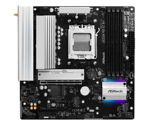 ASRock A620AM PRO RS WIFI mATX Motherboard for AMD AM5 CPUs
