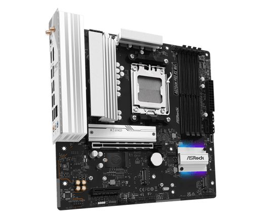 ASRock A620AM PRO RS WIFI mATX Motherboard for AMD AM5 CPUs