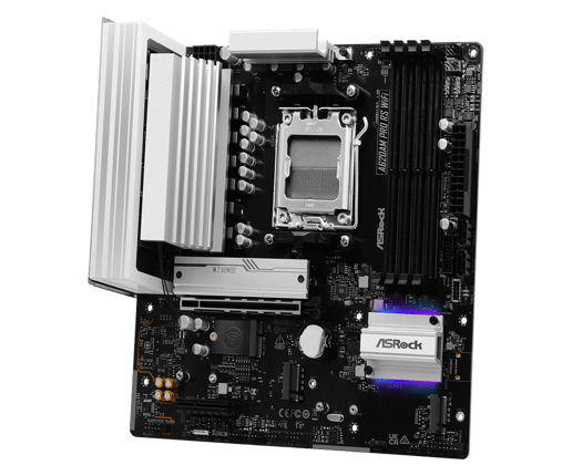 ASRock A620AM PRO RS WIFI mATX Motherboard for AMD AM5 CPUs