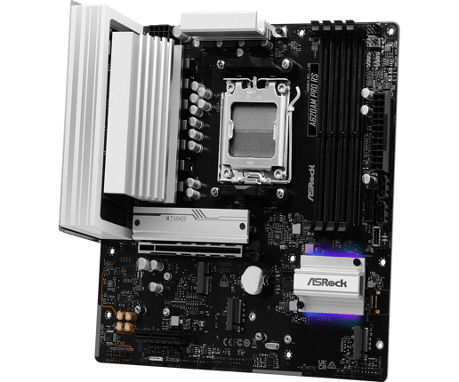 ASRock A620AM Pro RS mATX Motherboard for AMD AM5 CPUs