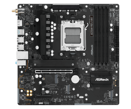 ASRock A620AM PRO-A WIFI mATX Motherboard for AMD AM5 CPUs