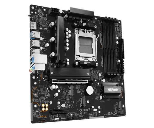 ASRock A620AM Pro-A mATX Motherboard for AMD AM5 CPUs