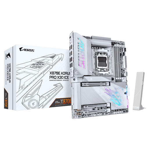 GIGABYTE X870E AORUS PRO X3D ICE Motherboard