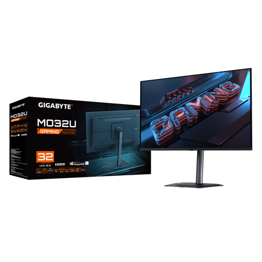 Gigabyte MO32U 32" 4K Gaming Monitor - QD-OLED, 165Hz, 0.03ms, Speakers, HDMI
