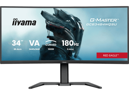 iiyama G-Master GCB3484WQSU 34" UltraWide Curved Gaming Monitor - VA, 500 nits