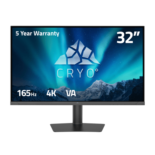 Cryo Vision 32 inch 4K Ultra HD 165hz Gaming Monitor