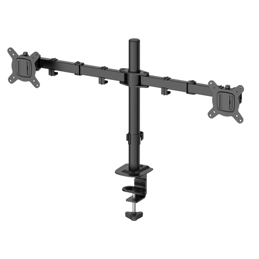 CiT PM100 Dual Monitor Desk Mount With Clamp and Grommet Stand