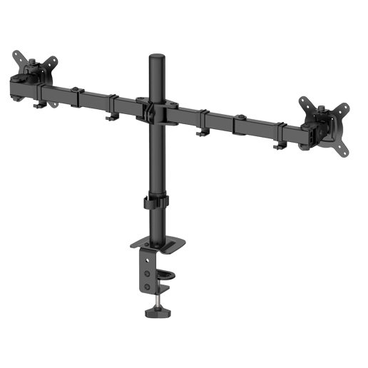 CiT PM100 Dual Monitor Desk Mount With Clamp and Grommet Stand