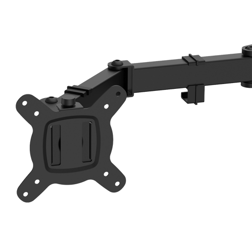 CiT PM100 Dual Monitor Desk Mount With Clamp and Grommet Stand