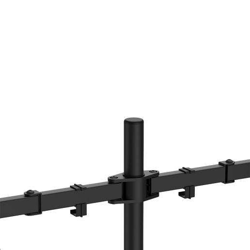 CiT PM100 Dual Monitor Desk Mount With Clamp and Grommet Stand