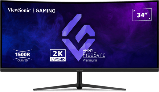 ViewSonic VX3418C-2K 34" Monitor, 180Hz, 1ms, HDMI, DP