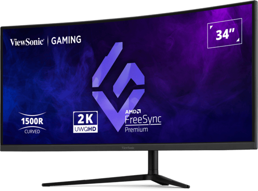 ViewSonic VX3418C-2K 34" Monitor, 180Hz, 1ms, HDMI, DP
