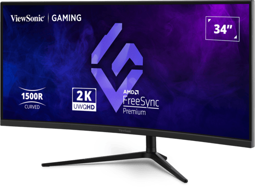 ViewSonic VX3418C-2K 34" Monitor, 180Hz, 1ms, HDMI, DP