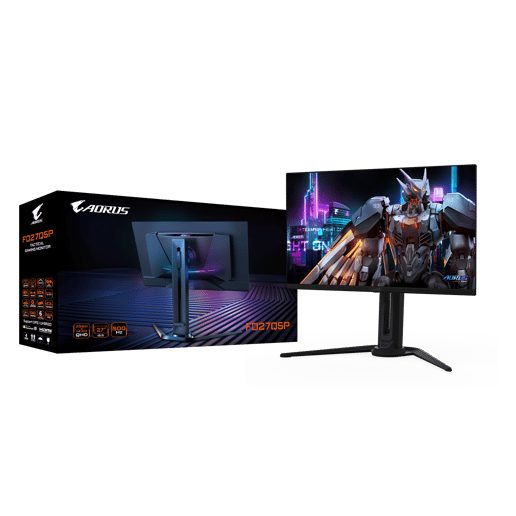 Gigabyte AORUS FO27Q5P 27" 1440p (QHD) Gaming Monitor - QD-OLED, 500Hz, 0.03ms
