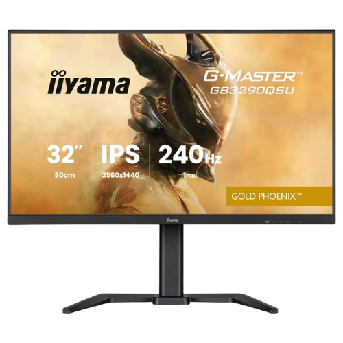 iiyama GB3290QSU-B1 31.5" Gaming Monitor, 240Hz, 1ms, Speakers, HDMI, DP