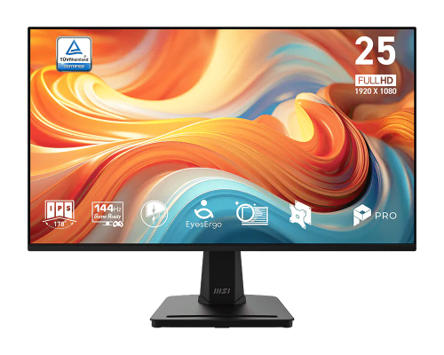 MSI PRO MP251 E14L 24.5" Full HD Monitor - IPS, 144Hz, 1ms, HDMI