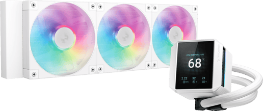 DeepCool MYSTIQUE 360 WH ARGB 360mm AiO Liquid CPU Cooler in White