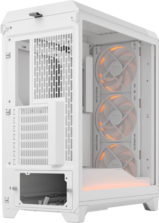 Fractal Meshify 3 Ambience Pro RGB Mid Tower Gaming Case - White 