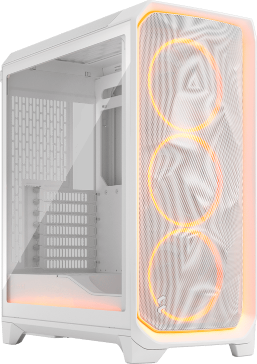 Fractal Meshify 3 Ambience Pro RGB Mid Tower Gaming Case - White 