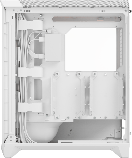 Fractal Meshify 3 Ambience Pro RGB Mid Tower Gaming Case - White 