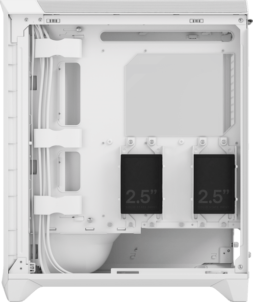 Fractal Meshify 3 TG Mid Tower Gaming Case - White 