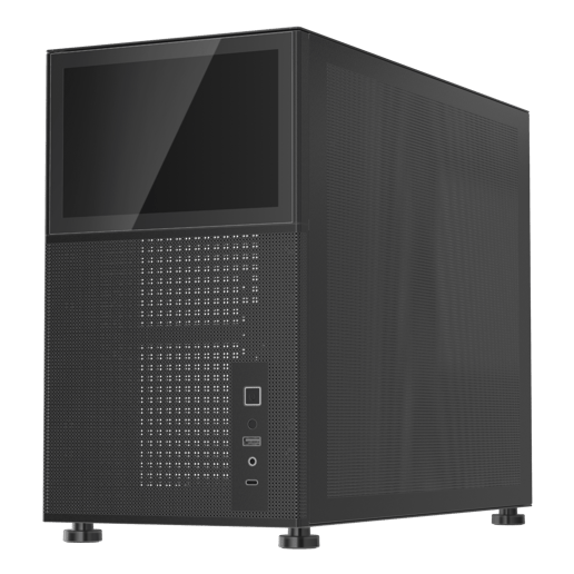 1st Player MIKU Mi6-EV Mid Tower Gaming Case - Black 