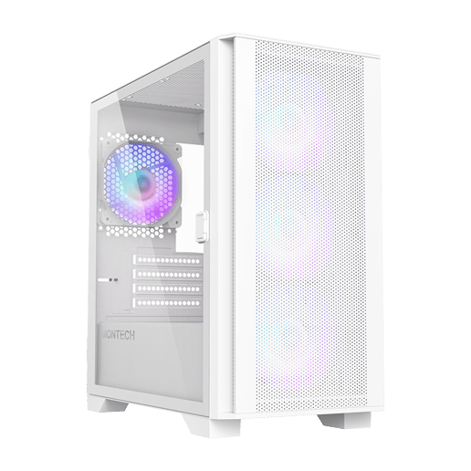 Montech Air 100 ARGB Mid Tower Gaming Case - White 