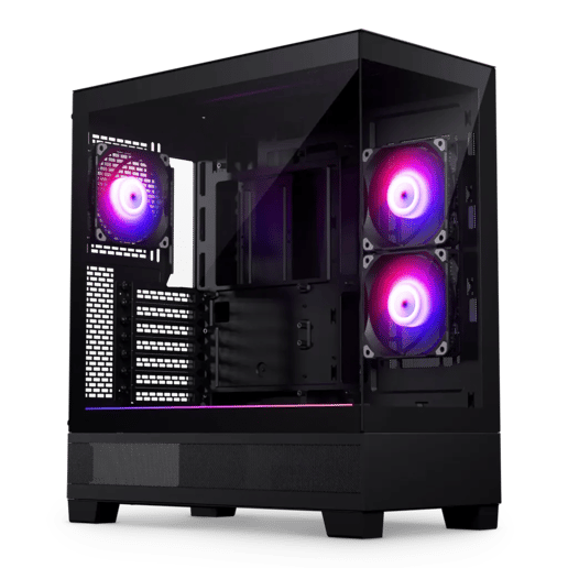 Phanteks XT View Mid Tower Gaming Case - Black 