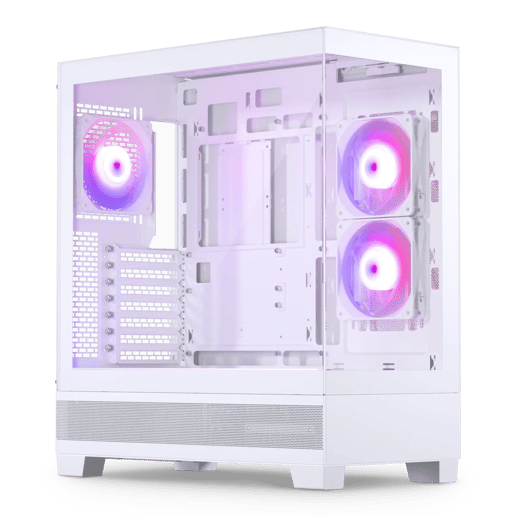 Phanteks XT View Mid Tower Gaming Case - White 