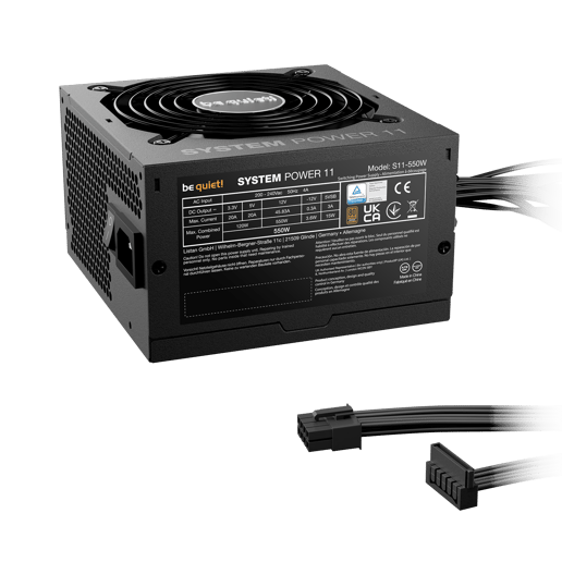 550W Be Quiet! System Power 11 80 Plus Bronze PSU