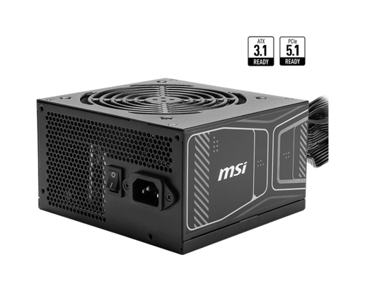 750W MSI MAG A750GN 80 Plus Gold PSU