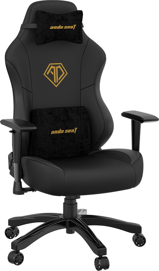 AndaSeat Phantom 3 Premium PVC Leather Gaming Chair - Black