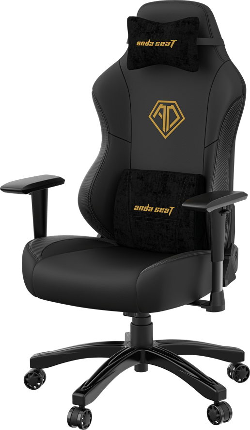 AndaSeat Phantom 3 Premium PVC Leather Gaming Chair - Black