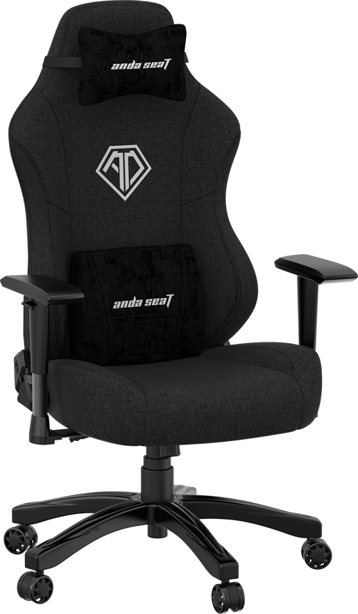 AndaSeat Phantom 3 Premium Fabric Gaming Chair - Black