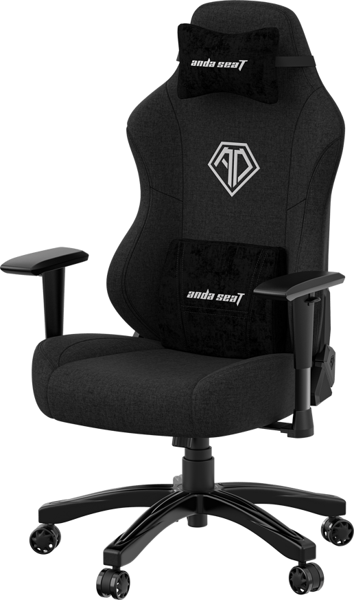 AndaSeat Phantom 3 Premium Fabric Gaming Chair - Black