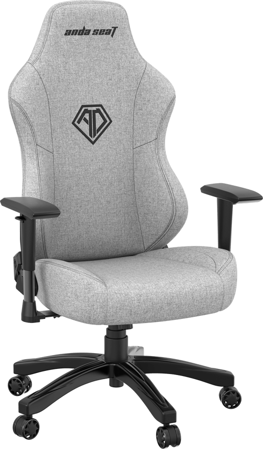 AndaSeat Phantom 3 Premium Fabric Gaming Chair - Ash Grey