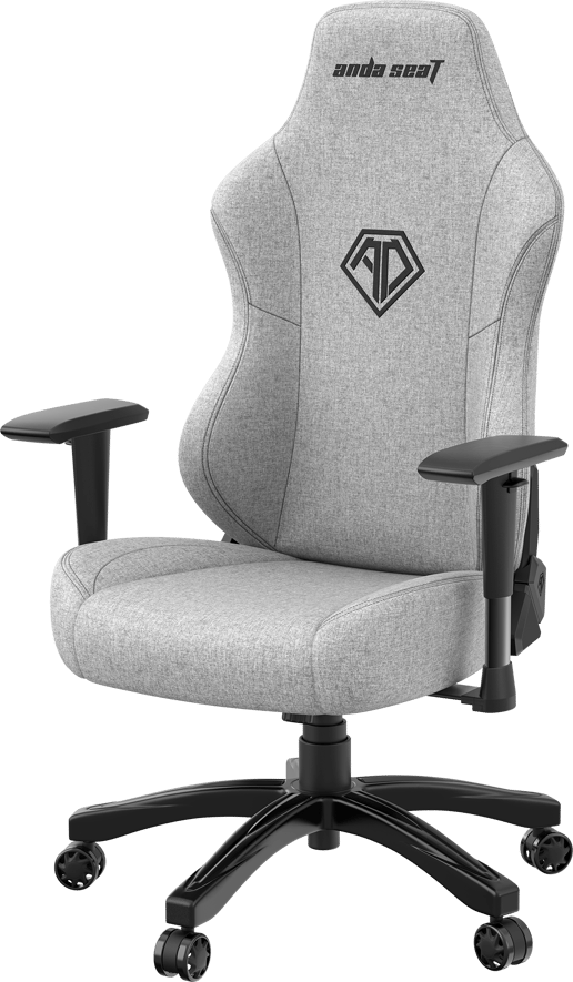 AndaSeat Phantom 3 Premium Fabric Gaming Chair - Ash Grey