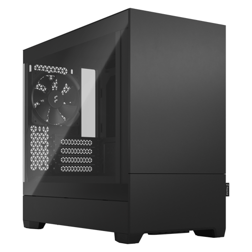 Fractal Pop Mini Silent Mini Tower Case - Black 