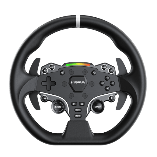 MOZA Racing R5 Bundle - R5 Direct Drive Wheelbase, ES Steering Wheel, SR-P Lite Pedals