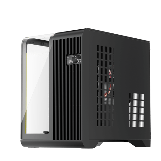 1st Player RT5 RGB Mid Tower Gaming Case - Black 