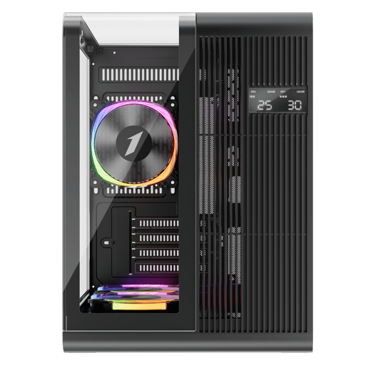 1st Player RT5 RGB Mid Tower Gaming Case - Black 